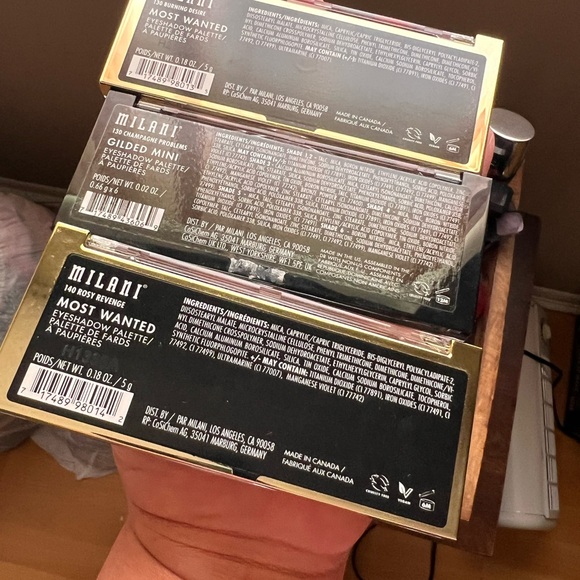 New Milani eyeshadow palettes, almost new I have only swatched them. - Picture 3 of 8